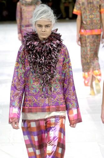 Issey Miyake Issey Miyake Archive SS2001 Runway Iridescent Jacquard Skirt Size 27" / US 4 / IT 40 - 23 Thumbnail