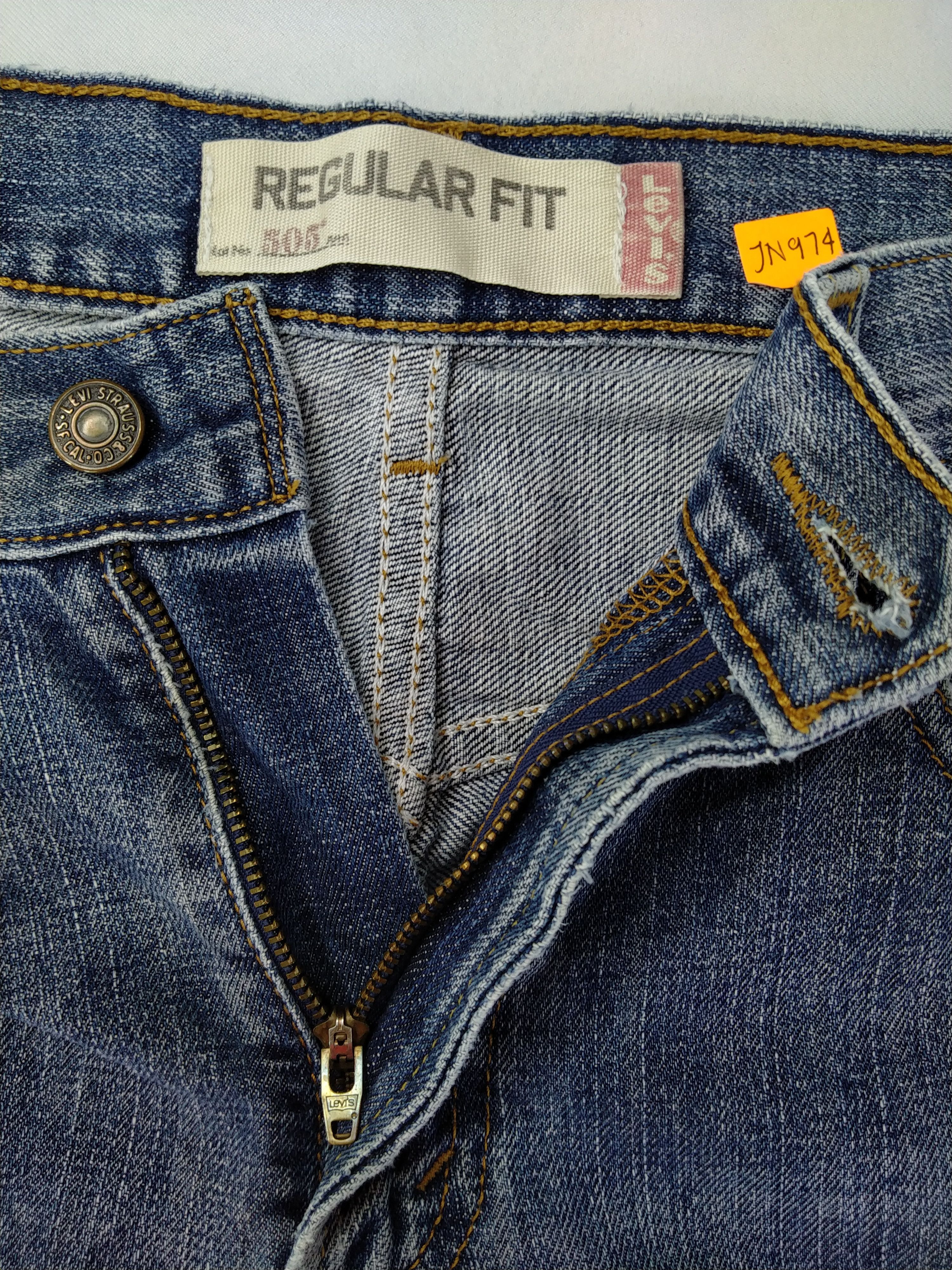 Levi's Blue Faded Vintage Levi's 505 Jeans 30x30 Denim -JN974 Size US 30 / EU 46 - 6 Thumbnail