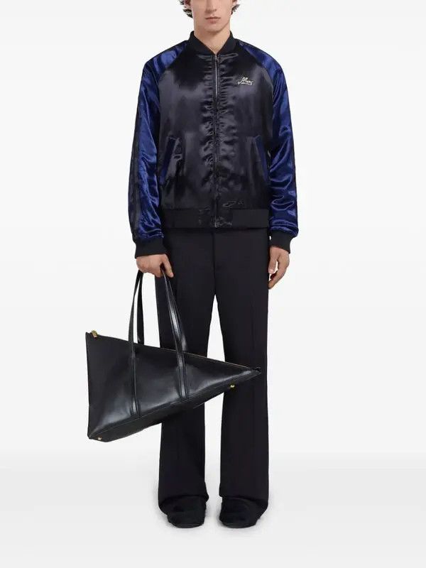 Marni oc11z0525 Size: OS/Prisma Leather Tote Bag in Black Size ONE SIZE - 5 Thumbnail