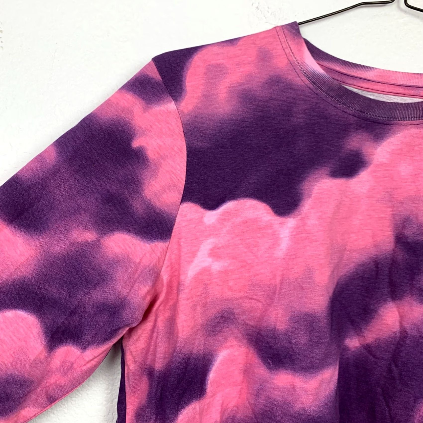 Saturdays NYC Saturdays NYC Tie Dye Pink Purple Long Sleeve Tee Shirt Small Size S / US 4 / IT 40 - 3 Thumbnail
