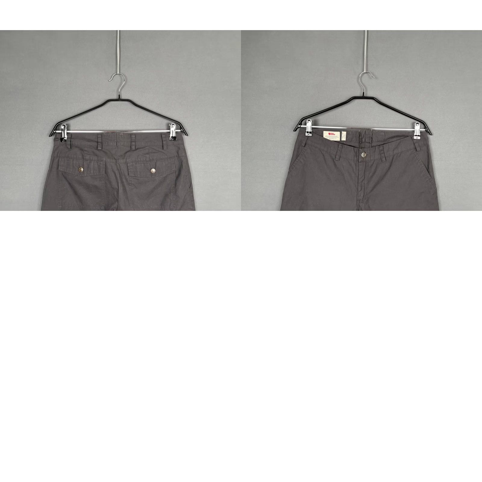 Vintage Fjallraven Womens Cargo Pants Size 38 Gray Polyester Straight Leg Belt Loop Size 26" / US 2 / IT 38 - 8 Thumbnail