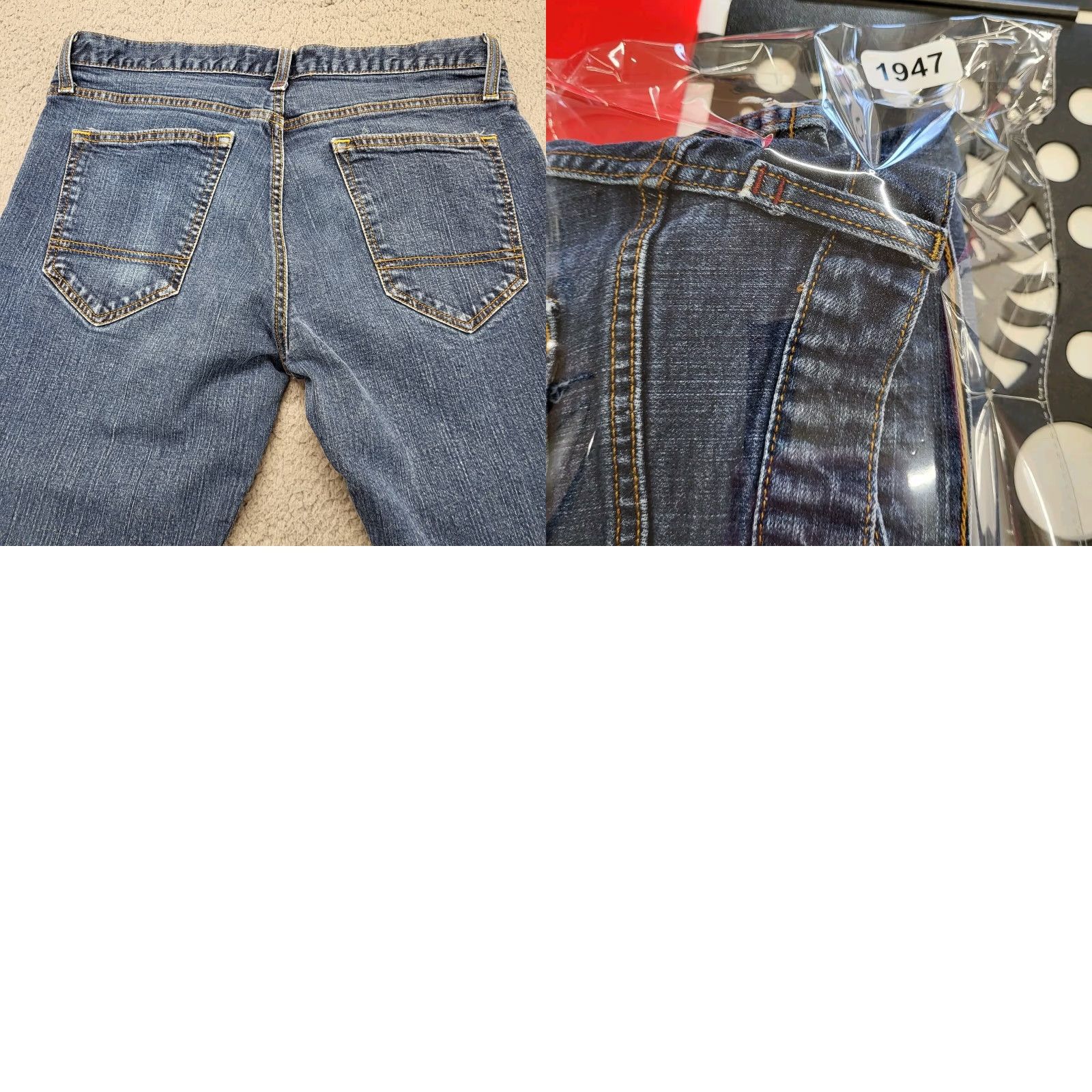 Vintage VINTAGE AriZona Jeans Men 34x29 Slim Straight Blue Denim Stretch 5-Pocket USA Seamed Belt Loops Modern Levi's 505 Style Size US 34 / EU 50 - 9 Thumbnail
