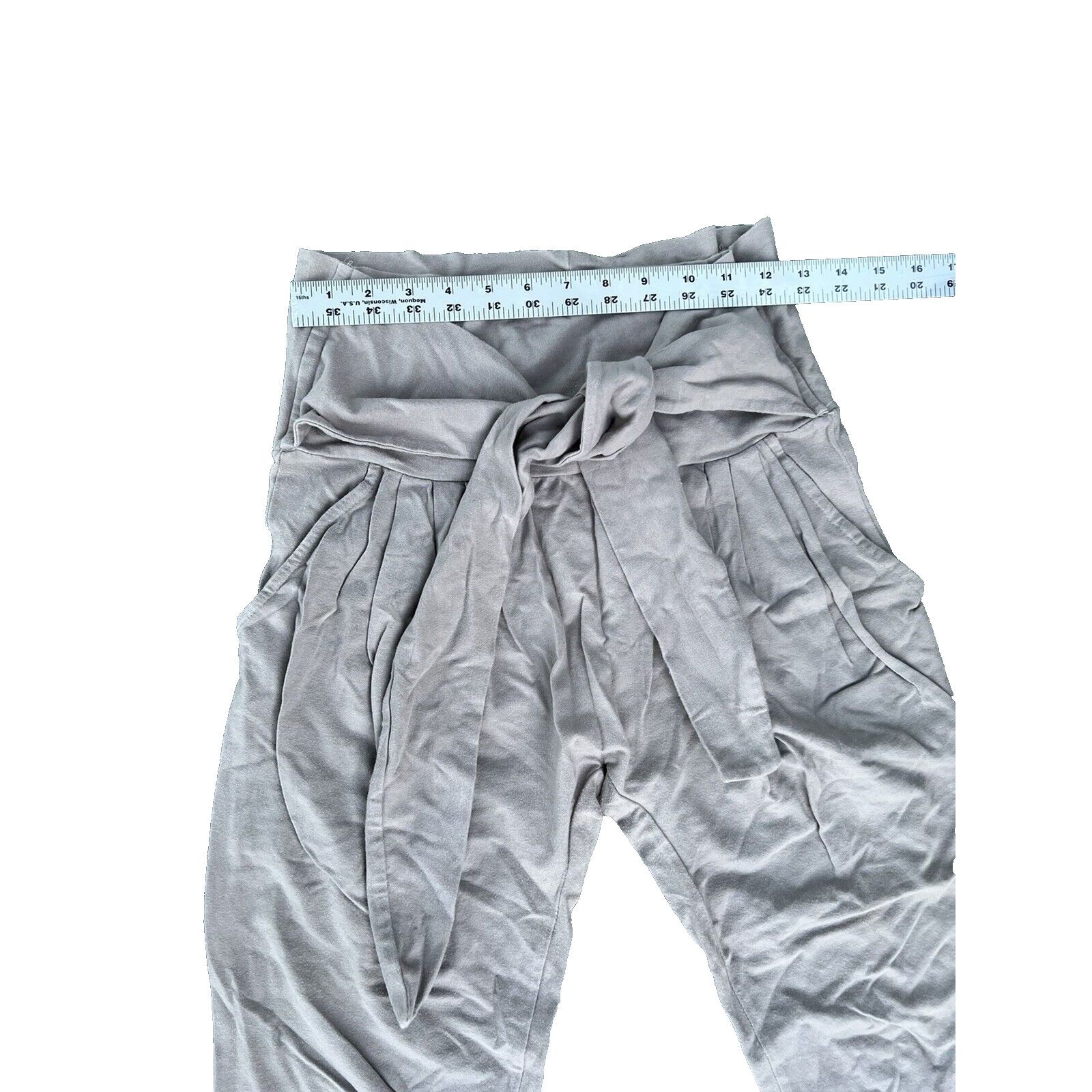 Insomnia Visuals Insomnia gray pants cotton size L Women High Rise A000316 Size 28" / US 6 / IT 42 - 6 Thumbnail