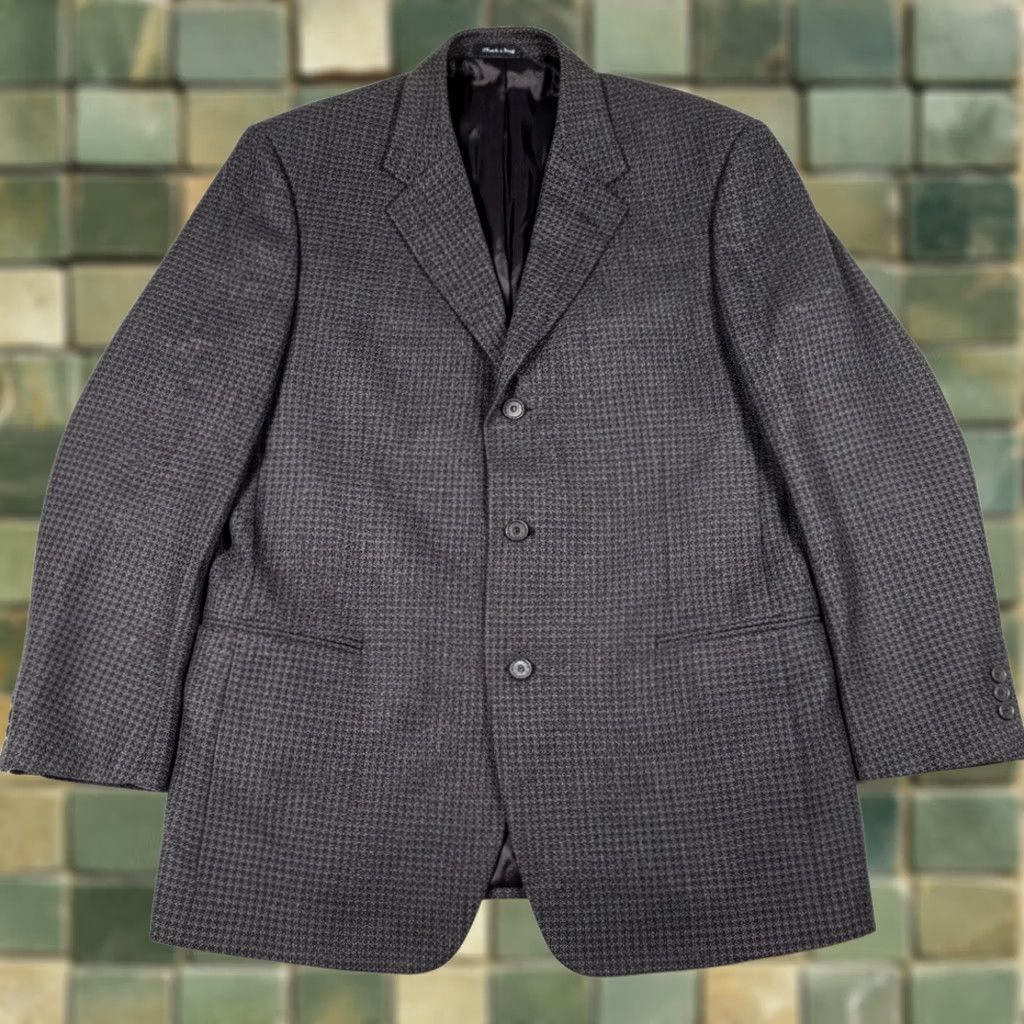 Riserva Sport Coat Mens 42r Brown Wool Tweed Check Blazer Made Italy Dillard's Sports, Men's