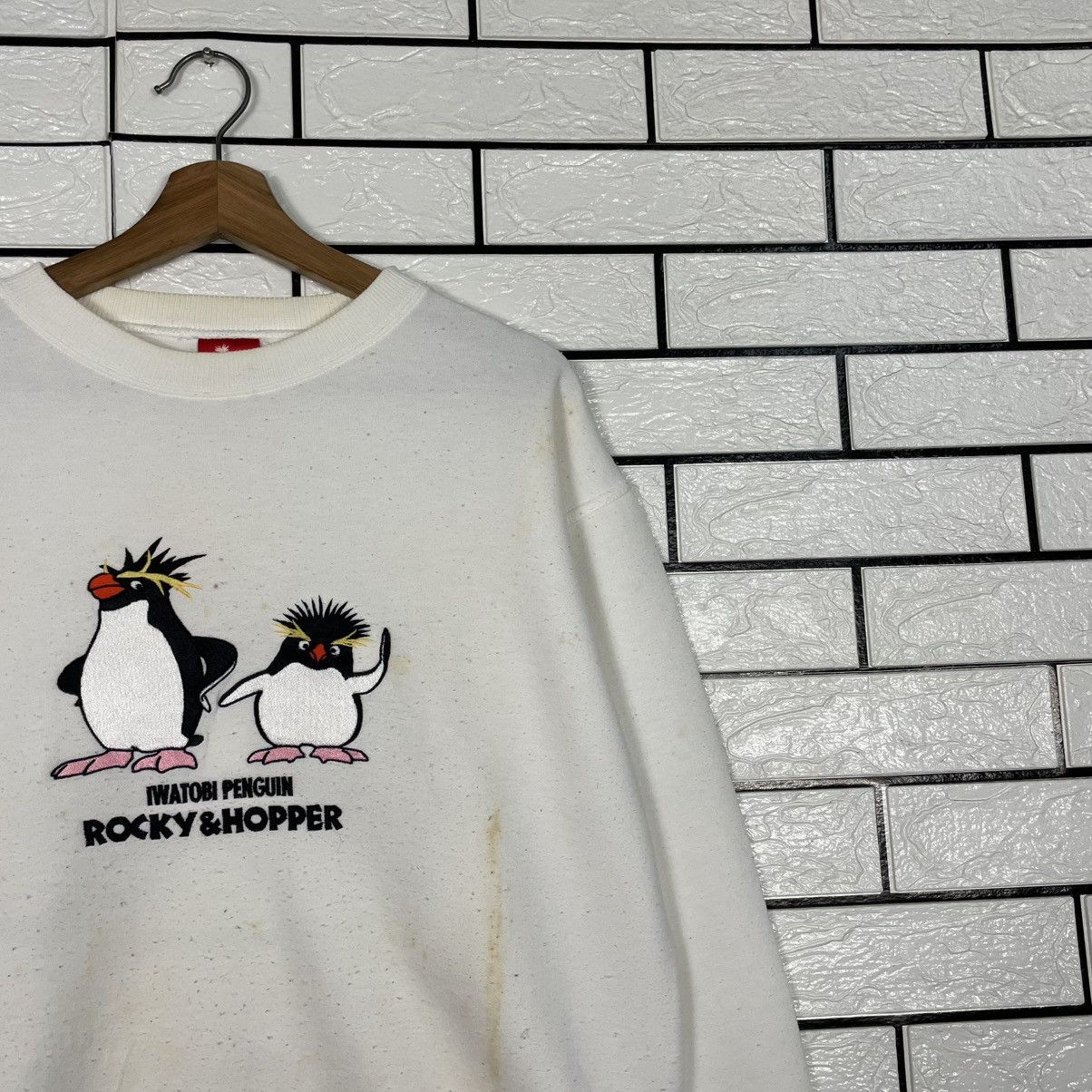 Japanese Brand Rocky & Hopper Big Logo Crewneck Sweatshirt Size US S / EU 44-46 / 1 - 5 Thumbnail