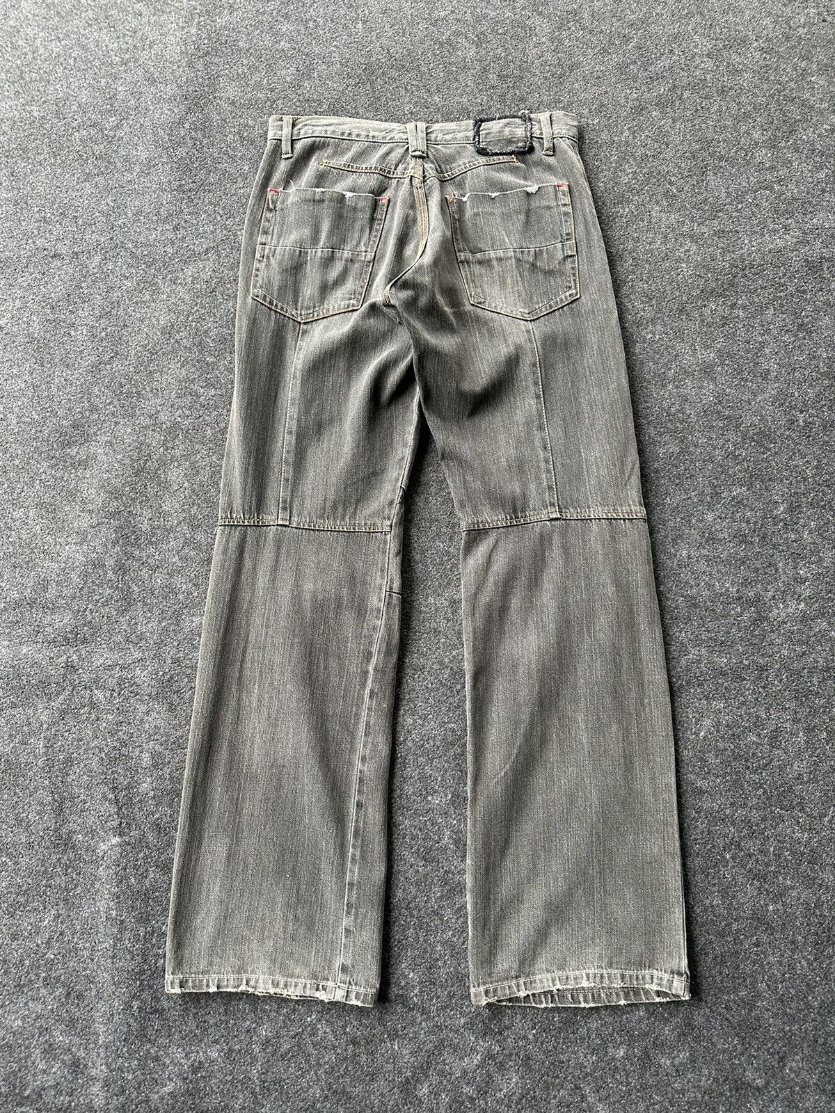 Beauty Beast × If Six Was Nine × Japanese Brand Vintage Free Gate Grey Denim D255 Size US 30 / EU 46 - 5 Thumbnail