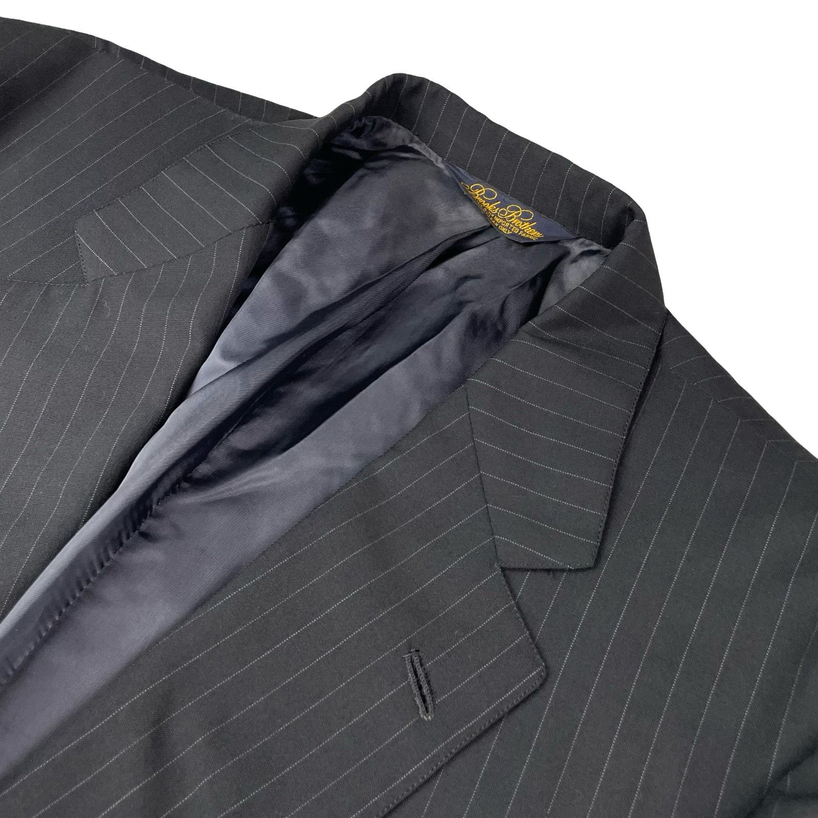 Brooks Brothers Brooks Brothers Golden Fleece Men's 2-Button Blazer Navy Str Size 44R - 1 Thumbnail