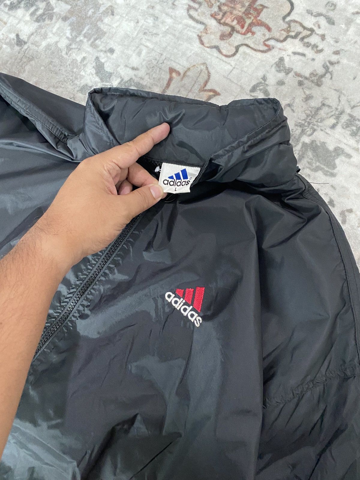 Adidas × Vintage Vintage Adidas Windbreaker Jacket Size US L / EU 52-54 / 3 - 6 Thumbnail