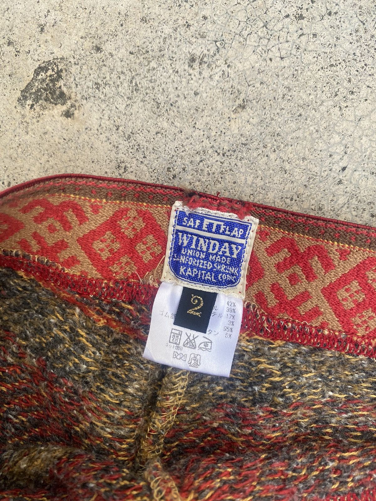 Japanese Brand × Kapital × Kapital Kountry Japanese Brand Kapital Navajo Knitwear Size US 28 / EU 44 - 9 Thumbnail