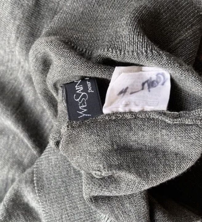 Yves Saint Laurent Vintage Yves Saint Laurent Turtleneck Knitwear Size US L / EU 52-54 / 3 - 3 Thumbnail
