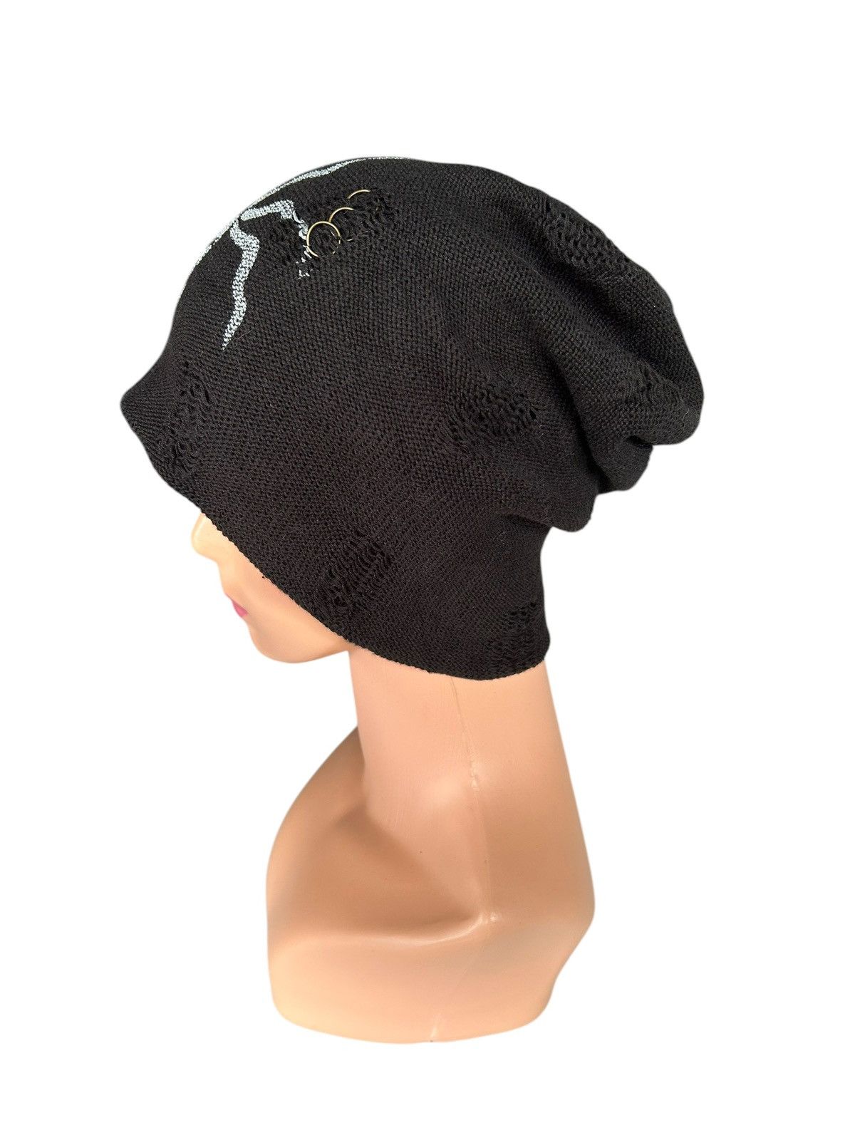 Kapital Skull Distressed Japanese Punk Bondage Style Beanie Hats Size ONE SIZE - 9 Thumbnail