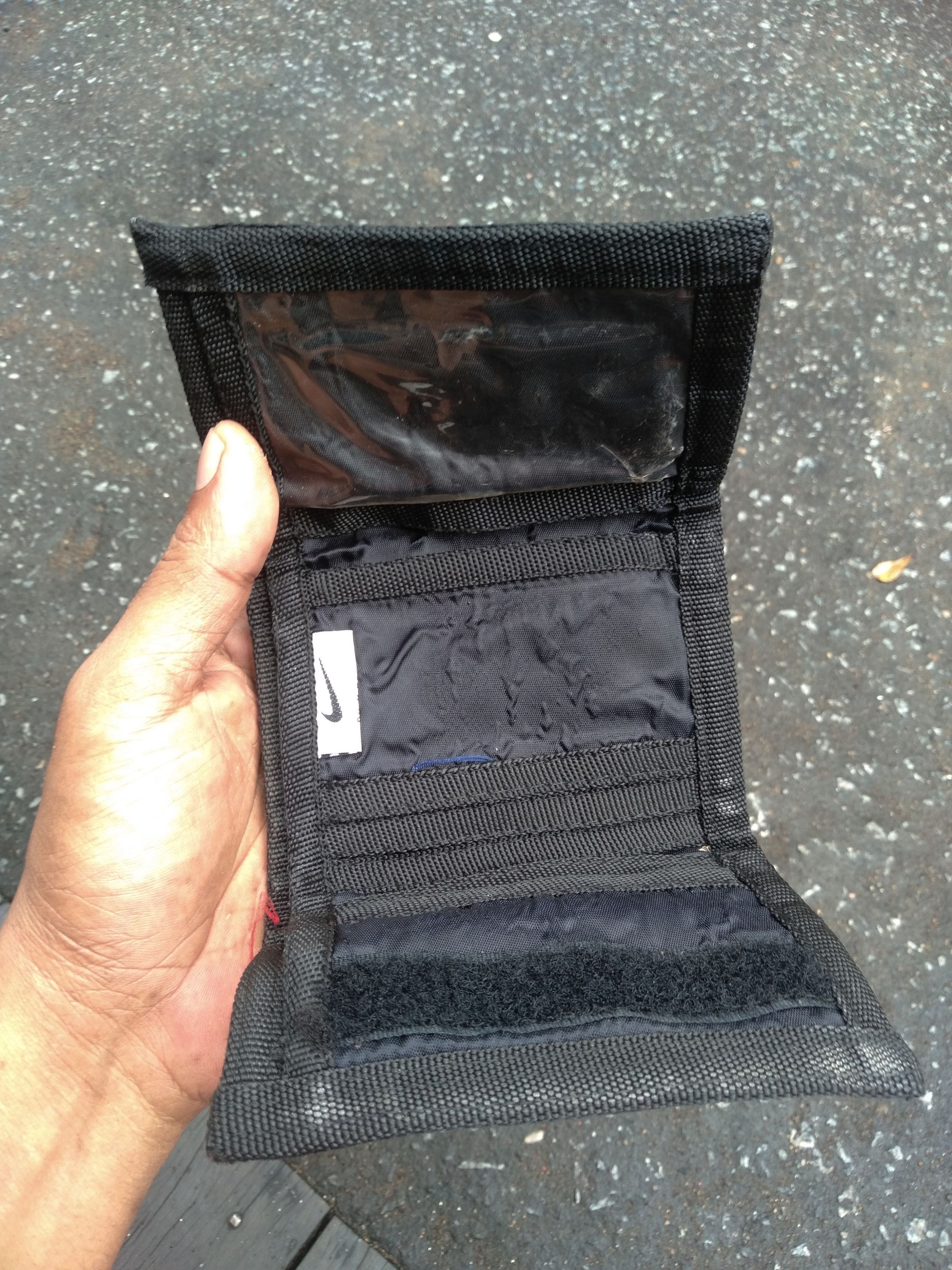 Nike Vintage Blue Navy Nike Wallet Size ONE SIZE - 4 Thumbnail