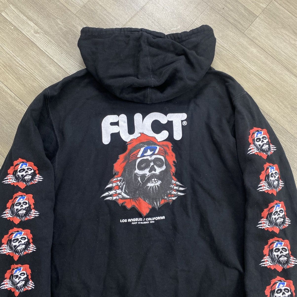 FUCT 2000s FUCT Bones Tapped Logo Skateboarding Zip Hoodie Size US S / EU 44-46 / 1 - 2 Thumbnail