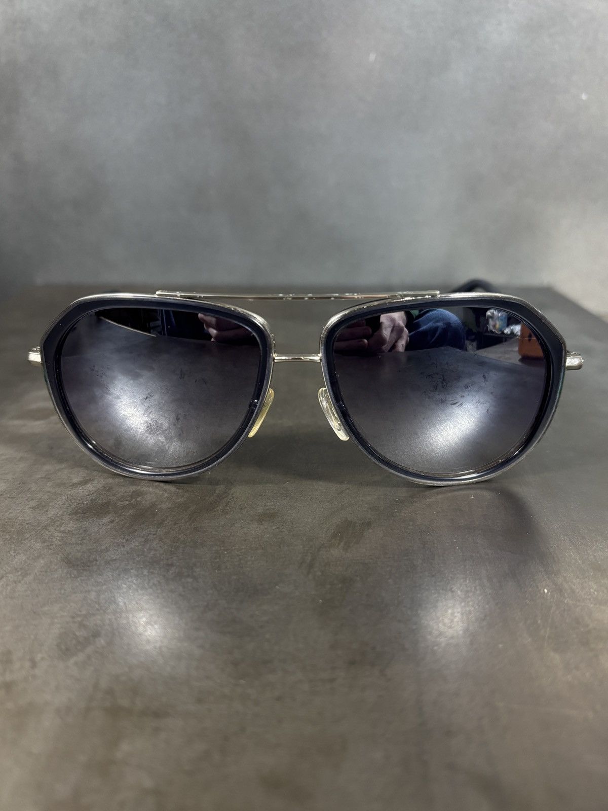 MCM MCM Sunglasses Metal Aviators Monogram 2010s Designer Italy Size ONE SIZE - 7 Thumbnail