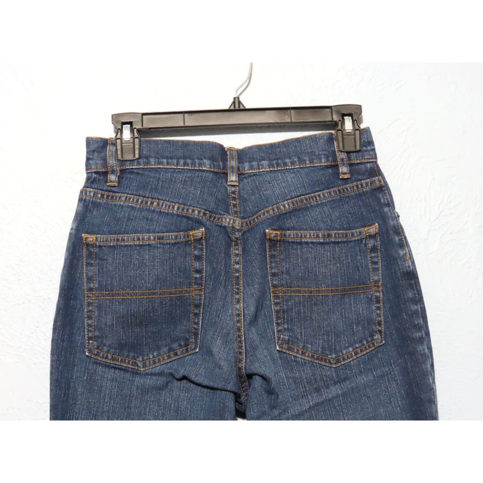 Vintage LL Bean Jeans Women 6P Blue Denim Classic Fit Straight Leg 5-Pocket Zip Button Mid Rise Size 28" / US 6 / IT 42 - 8 Thumbnail
