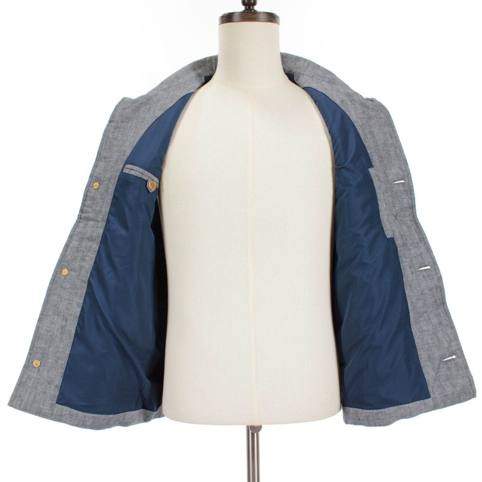 Luciano Barbera Luciano Barbera Vest Size M US In Blue Hemp Size US M / EU 48-50 / 2 - 7 Thumbnail