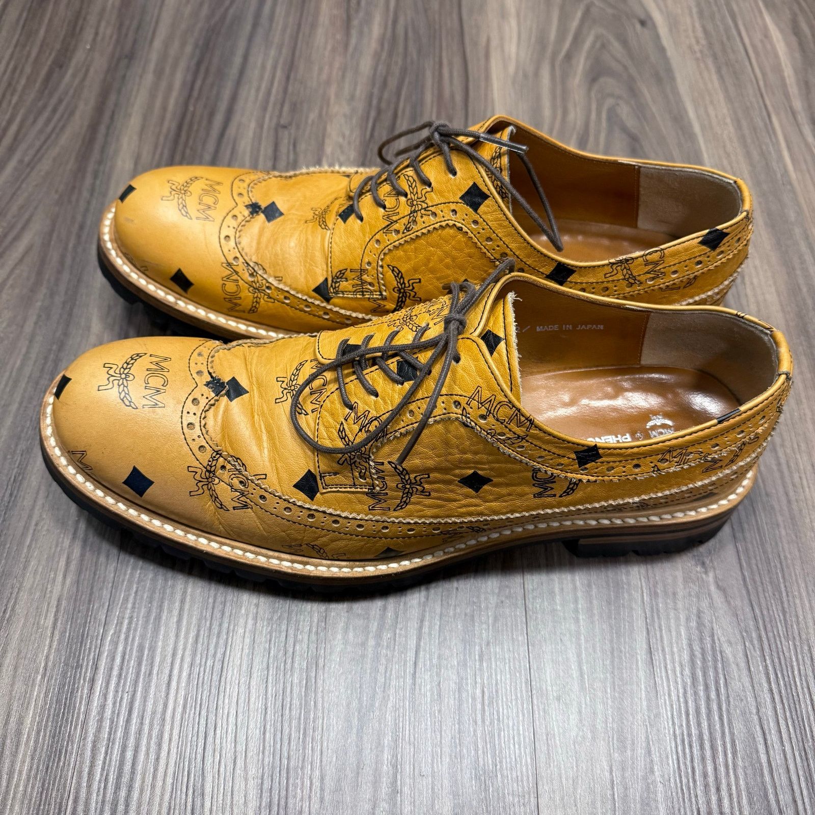 MCM Super Rare MCM x Phenomenon Leather Derby Shoes | Vibram Size US 9 / EU 42 - 4 Thumbnail