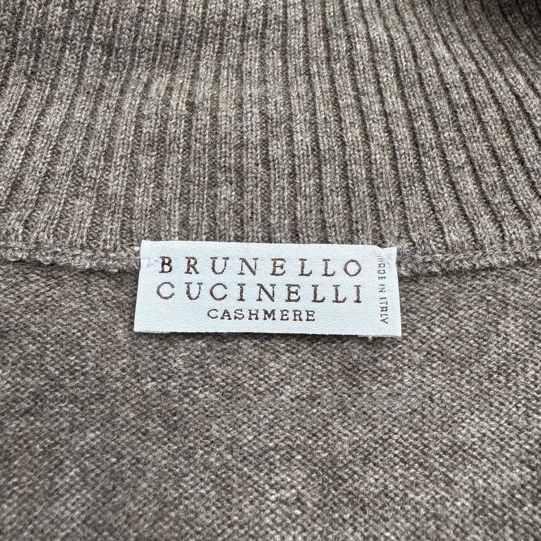 Brunello Cucinelli Brunello Cucinelli Half-Zip Wool Jacket Size US XL / EU 56 / 4 - 3 Thumbnail