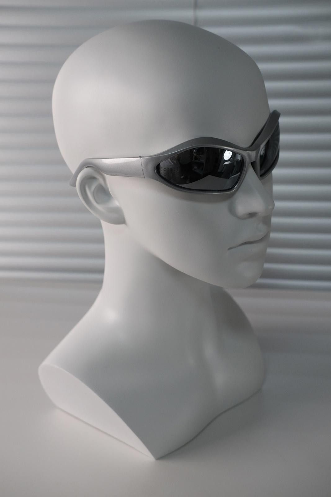 Japanese Brand Vtg Y2k Avant Garde Future Sunglasses Silver Unisex One Size Size ONE SIZE - 6 Thumbnail