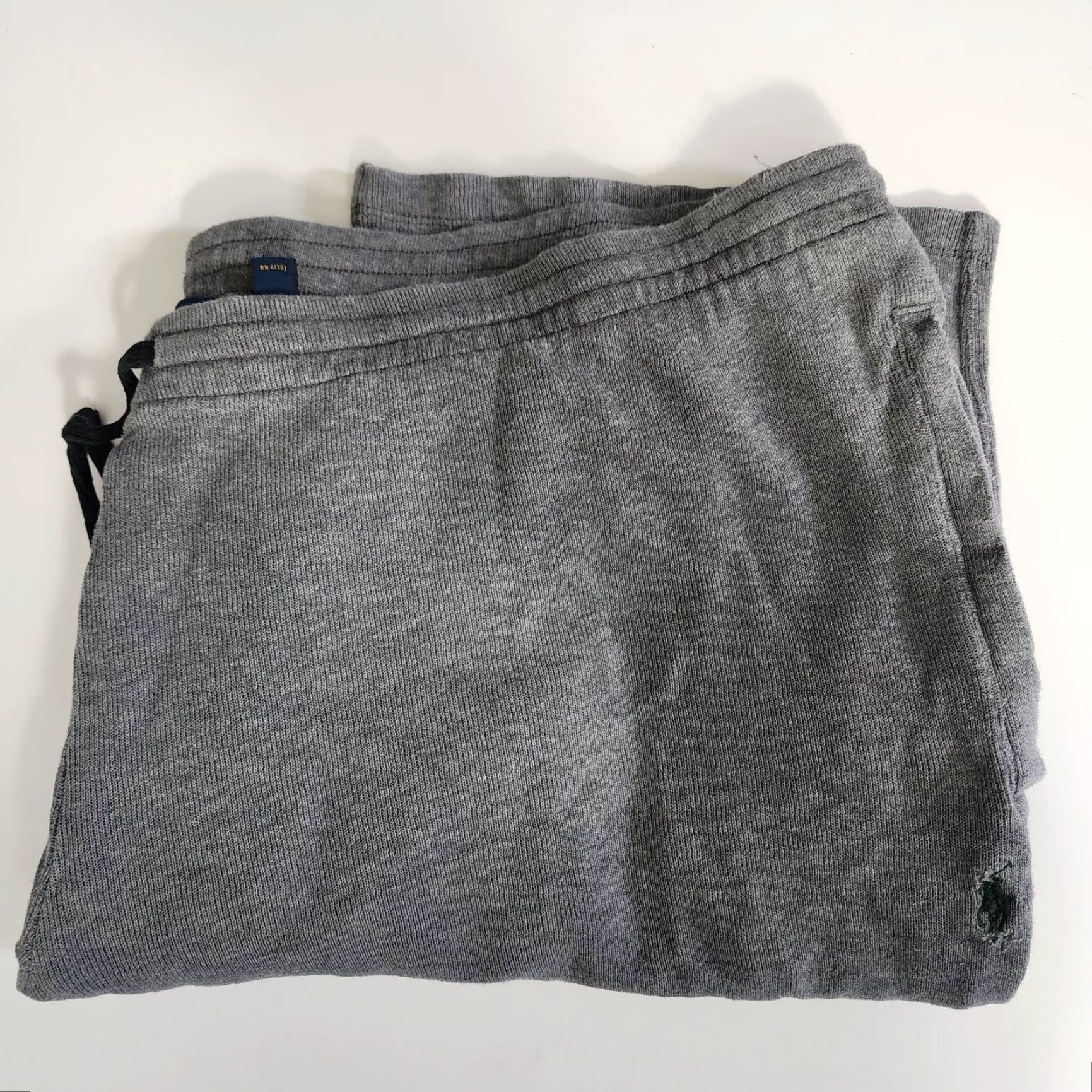 Polo Ralph Lauren Polo Ralph Lauren Pants Mens 2XB Big Gray Sweatpants RL Gym Lounge Relaxed Size US XXL / EU 58 / 5 - 4 Thumbnail