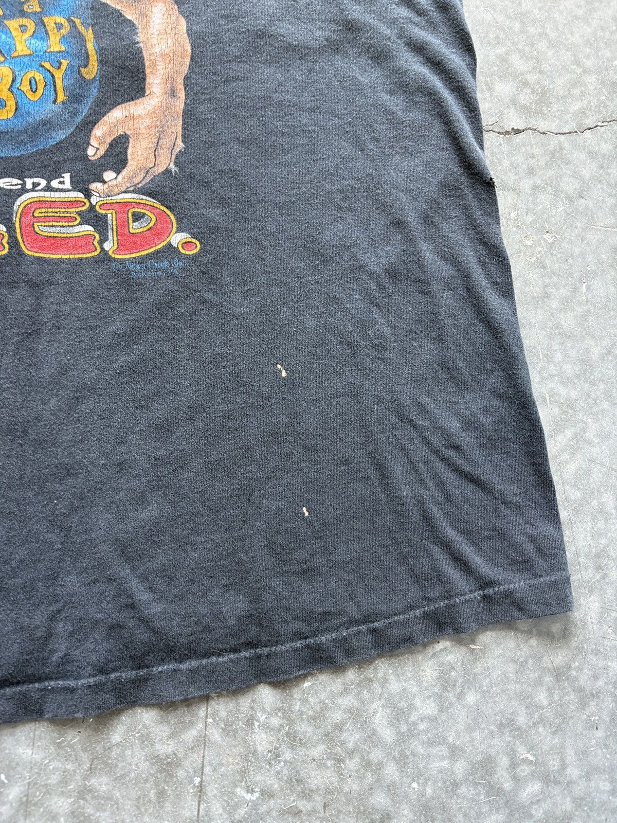 Vintage Vintage 90s A Friend With Weed Graphic Tee Size US XL / EU 56 / 4 - 4 Thumbnail