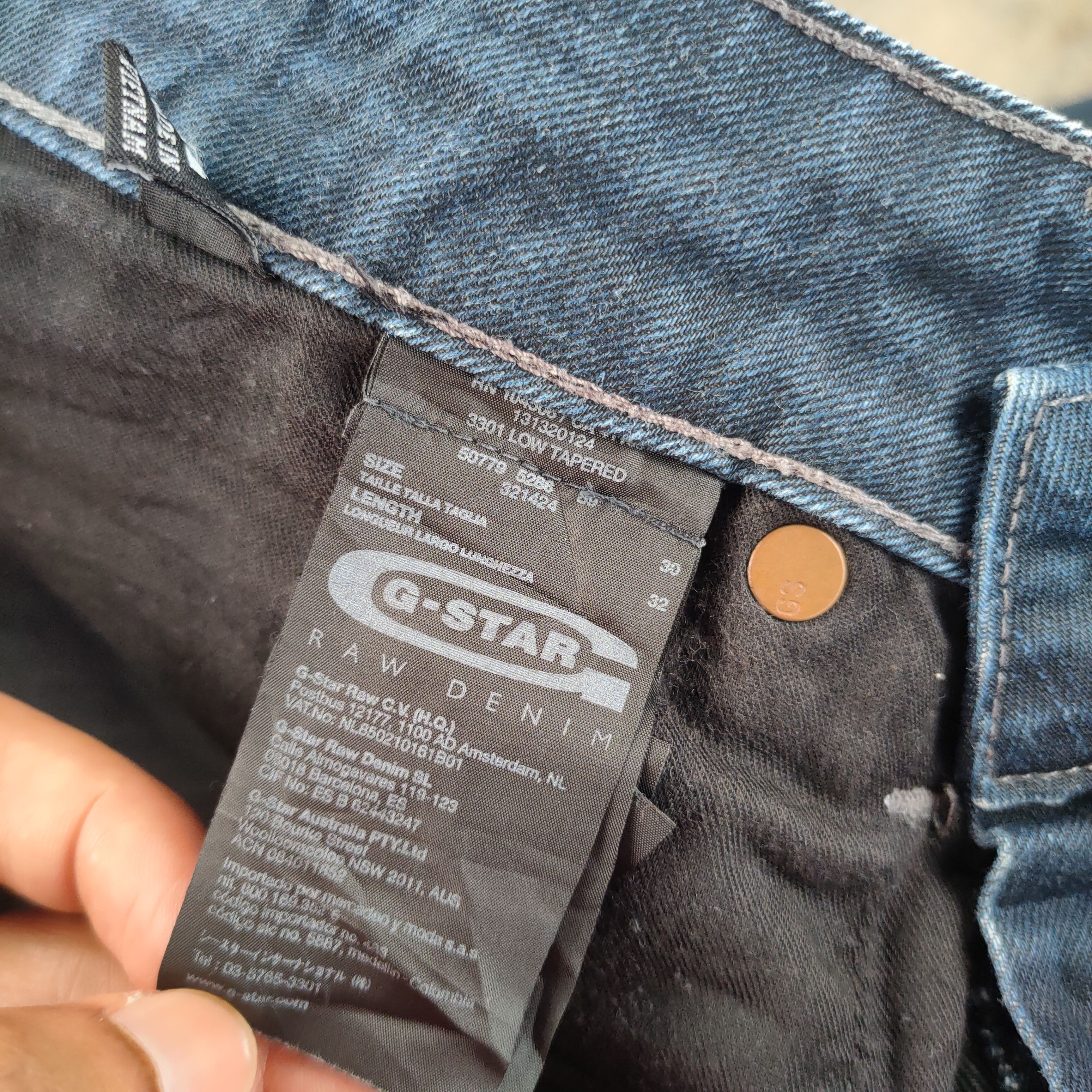 G-Star W31 VINTAGE G STAR FADED DISTRESSED SKINNY JEANS PANTS Size US 31 - 10 Thumbnail