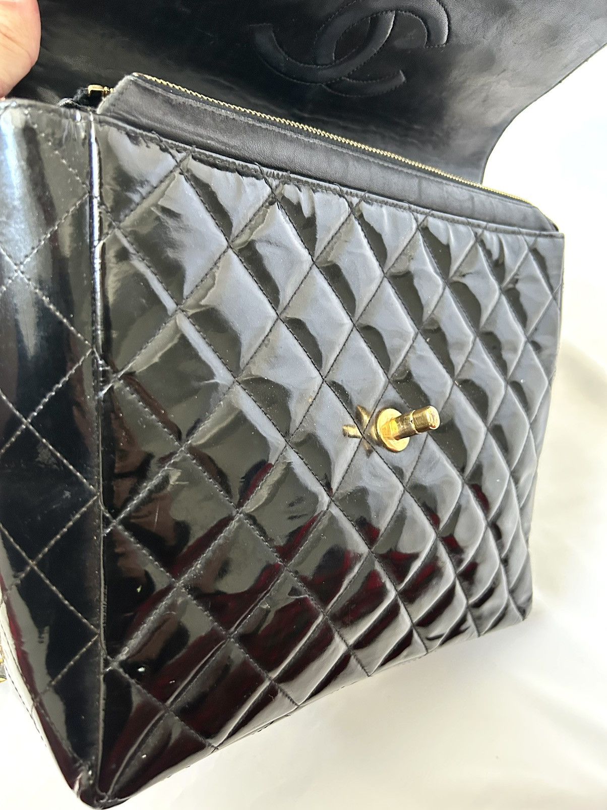 Chanel Chanel Patent Leather Backpack Size ONE SIZE - 18 Thumbnail