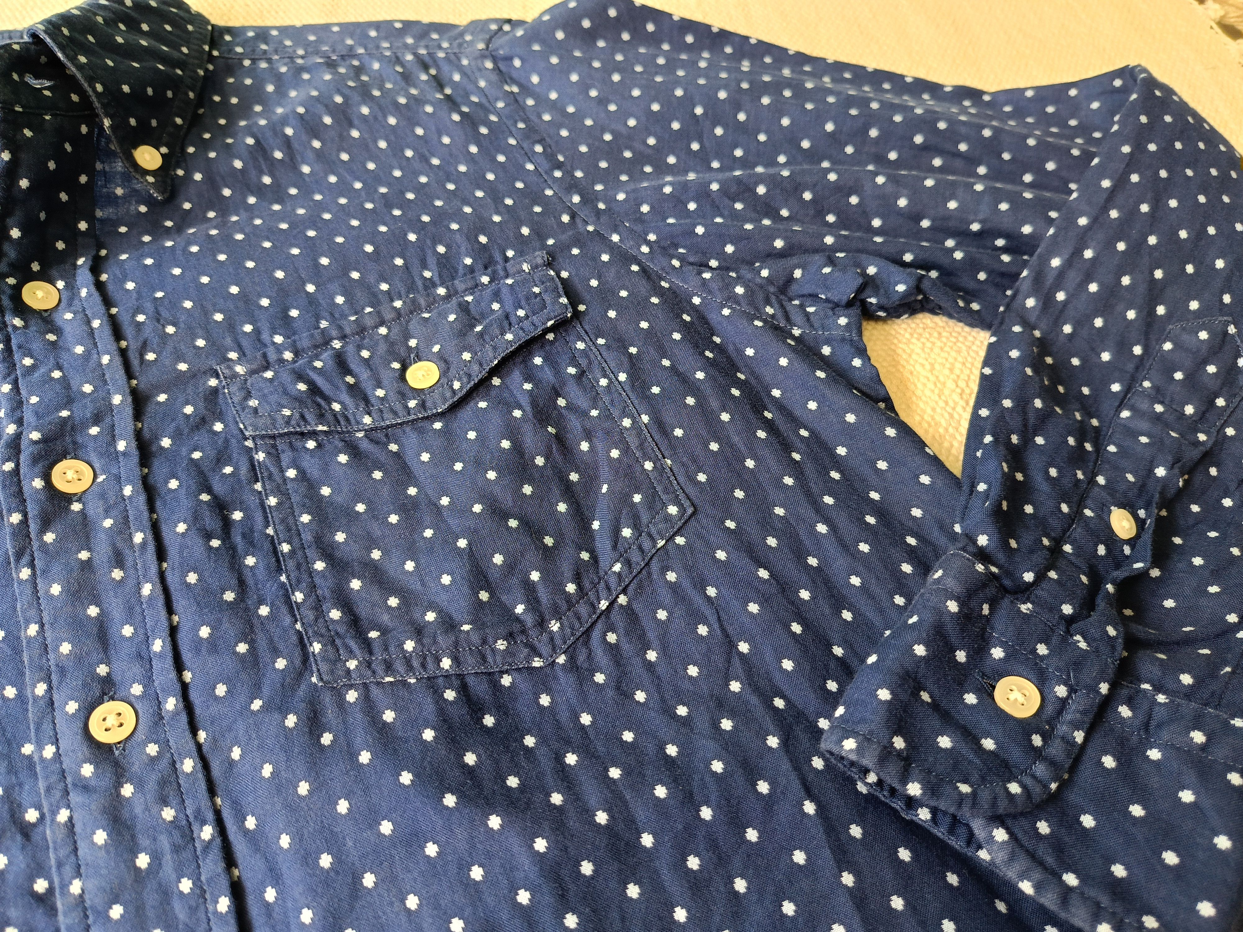 J. Press JPress J.Press New York navy blue polka dot shirt Size US M / EU 48-50 / 2 - 12 Thumbnail