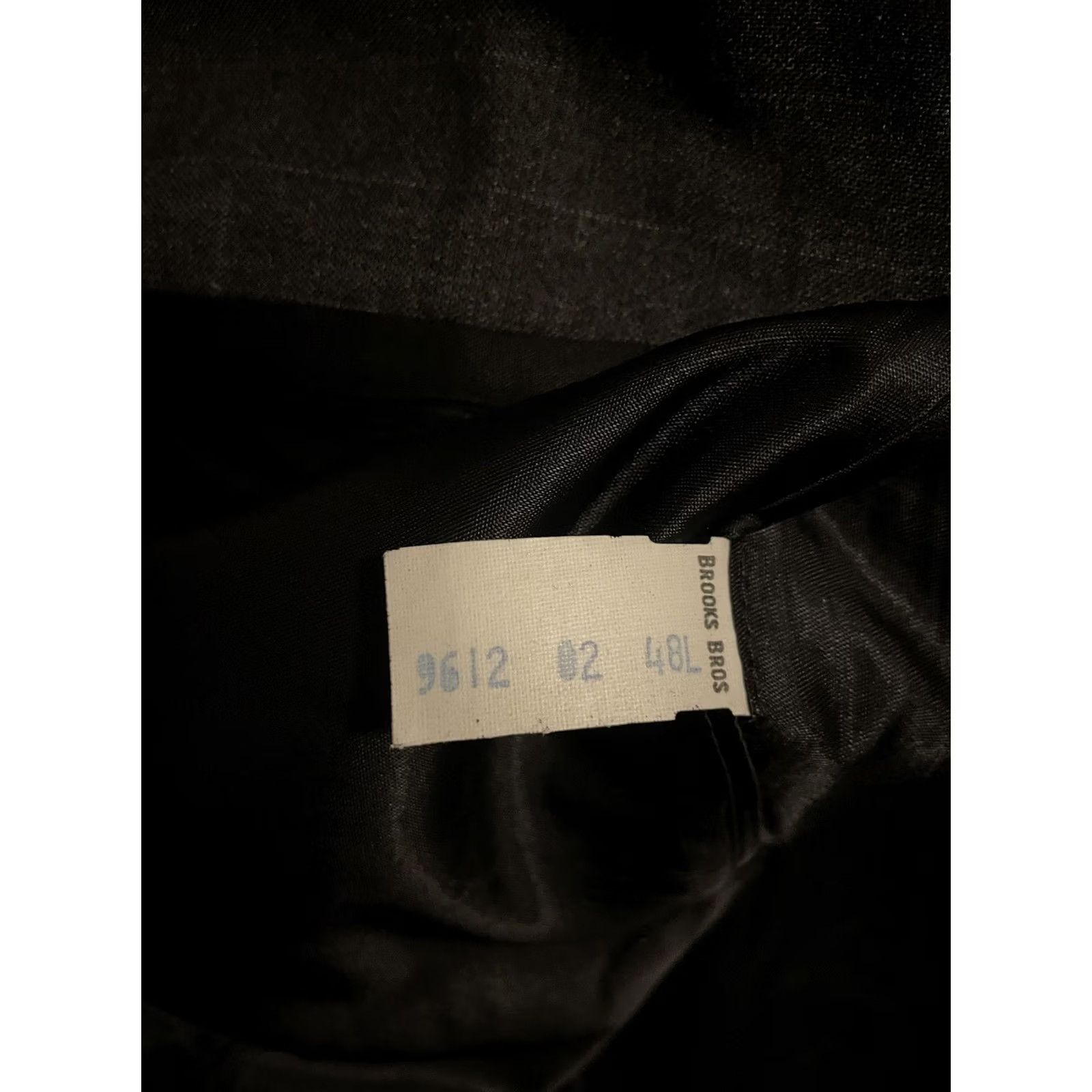 Brooks Brothers VINTAGE Brooks Brothers Blazer Black Pinstripe Single-Breasted 2-Button Notch Lapel Wool Size 48 Long Mens US-made Size 48R - 6 Thumbnail