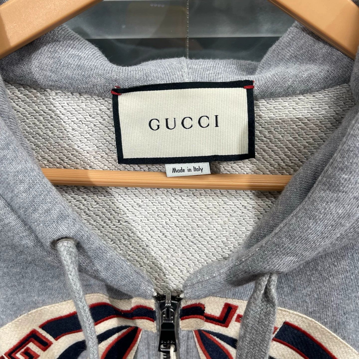 Gucci Gucci Gray Butterfly Logo Zip Jacket L Size L / US 10 / IT 46 - 3 Thumbnail