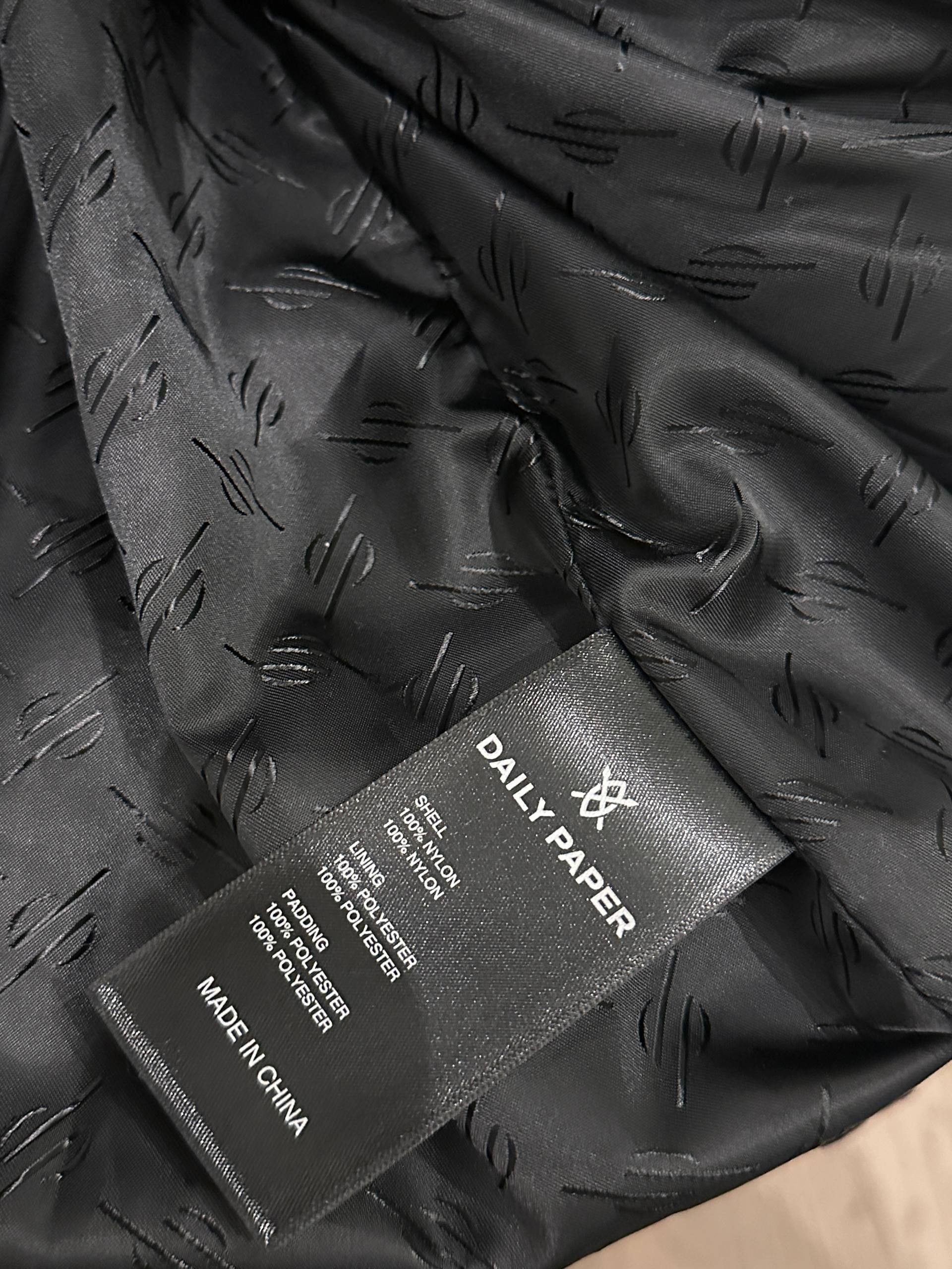 Daily Paper Daily Paper Black Monogram Puffer Jacket Size US S / EU 44-46 / 1 - 4 Thumbnail