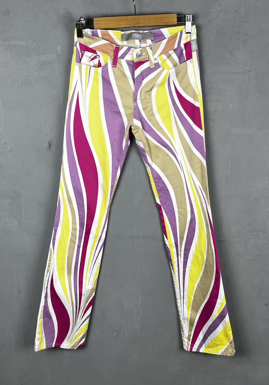 Versace Jeans Couture Versace Archive pants vintage hysteric Glamour style rare Size 27" / US 4 / IT 40 - 1 Thumbnail