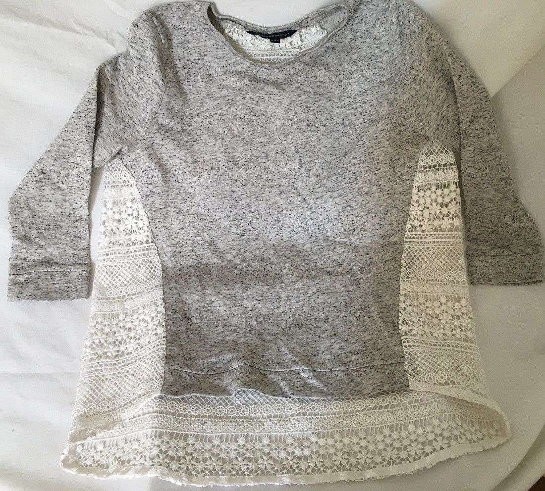 Other BLOUSE W/LACE BACK, FRENCH CONNECTION Size M / US 6-8 / IT 42-44 - 3 Thumbnail