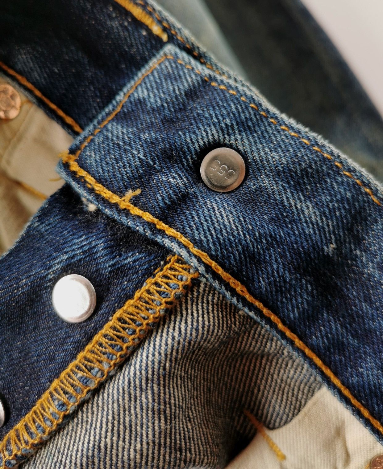 LVC × Levi's × Vintage Levis 501 xxc Big E Buckleback Selvedge Denim Jeans Size US 28 / EU 44 - 13 Thumbnail