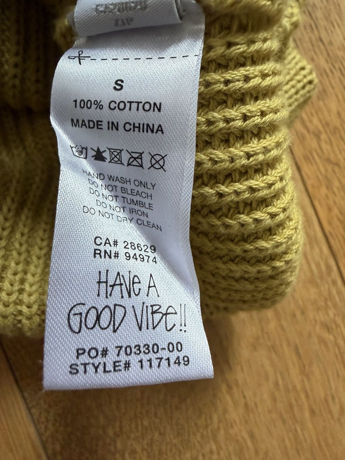 Stussy Stüssy Spray-Dyed Hoodie Sweater (Knit) Size US L / EU 52-54 / 3 - 5 Thumbnail