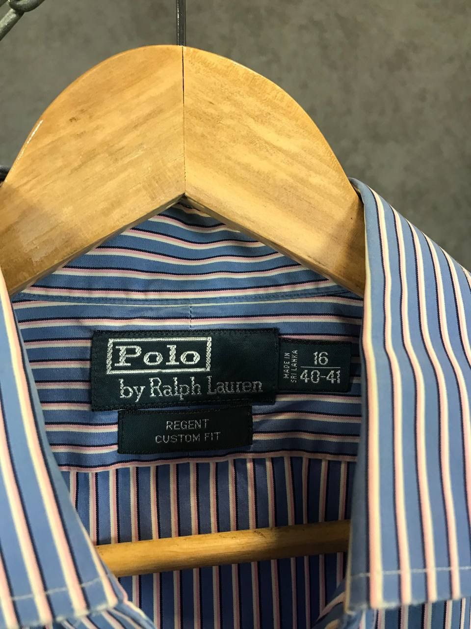 Designer Polo Ralph Lauren vintage designer striped shirt Size US M / EU 48-50 / 2 - 4 Thumbnail