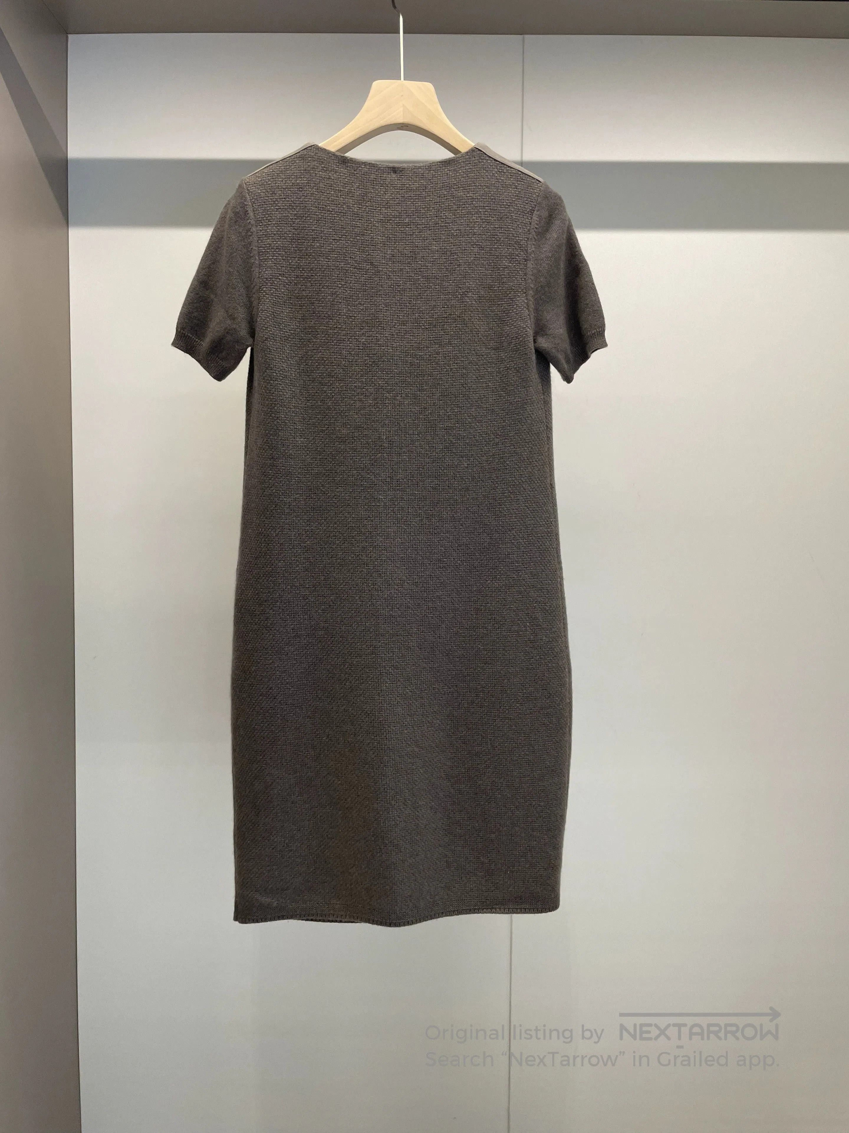 Brunello Cucinelli Brunello Cucinelli Brown Cashmere Dress 38. Size US 38 / EU 54 - 5 Thumbnail