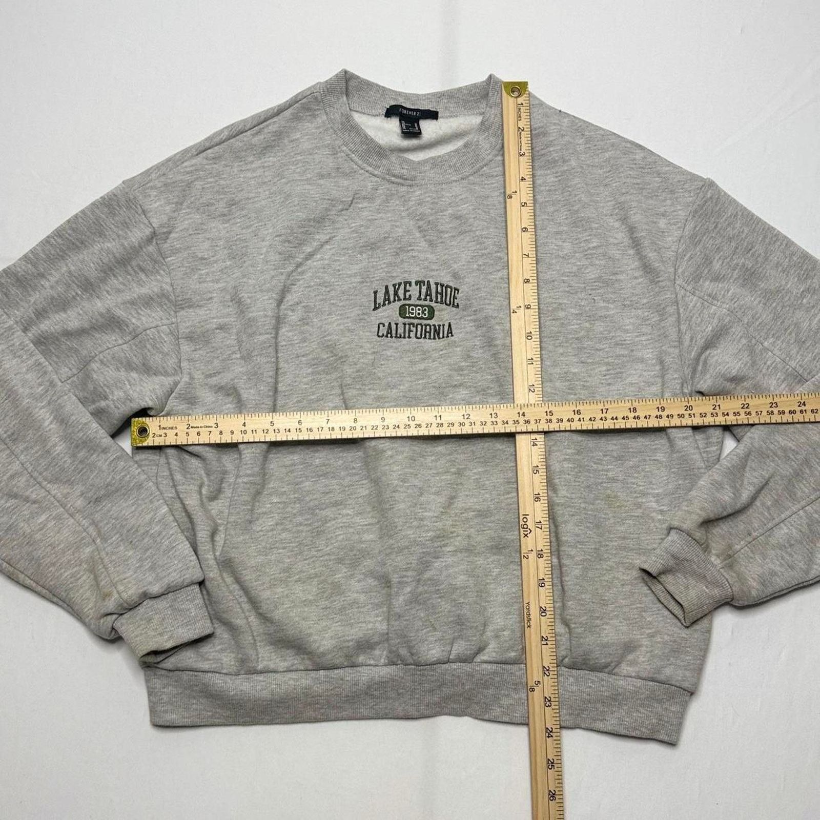 Forever 21 Lake Tahoe graphic crewneck sweatshirt gray Forever21 M Size M / US 6-8 / IT 42-44 - 5 Thumbnail