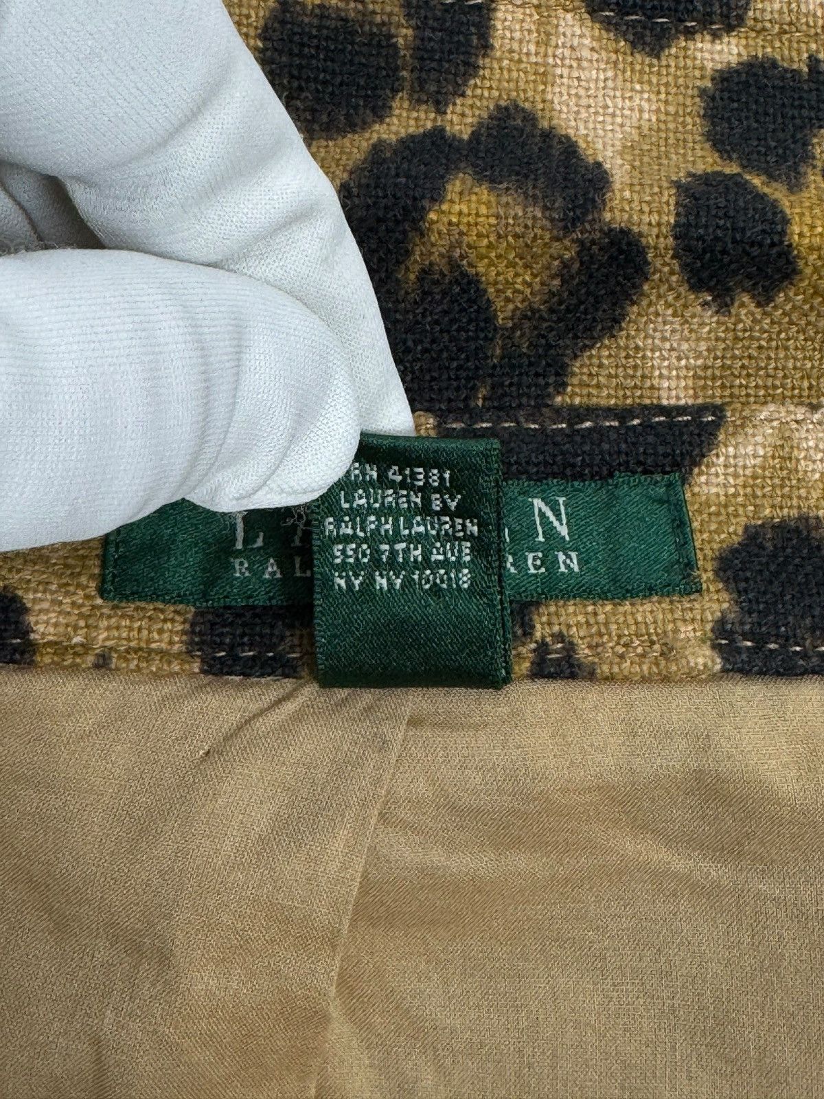 Lauren Ralph Lauren × Ralph Lauren Lauren Ralph Lauren Linen-Cotton Printed Jacket Belted Leo Size XL / US 12-14 / IT 48-50 - 16 Thumbnail
