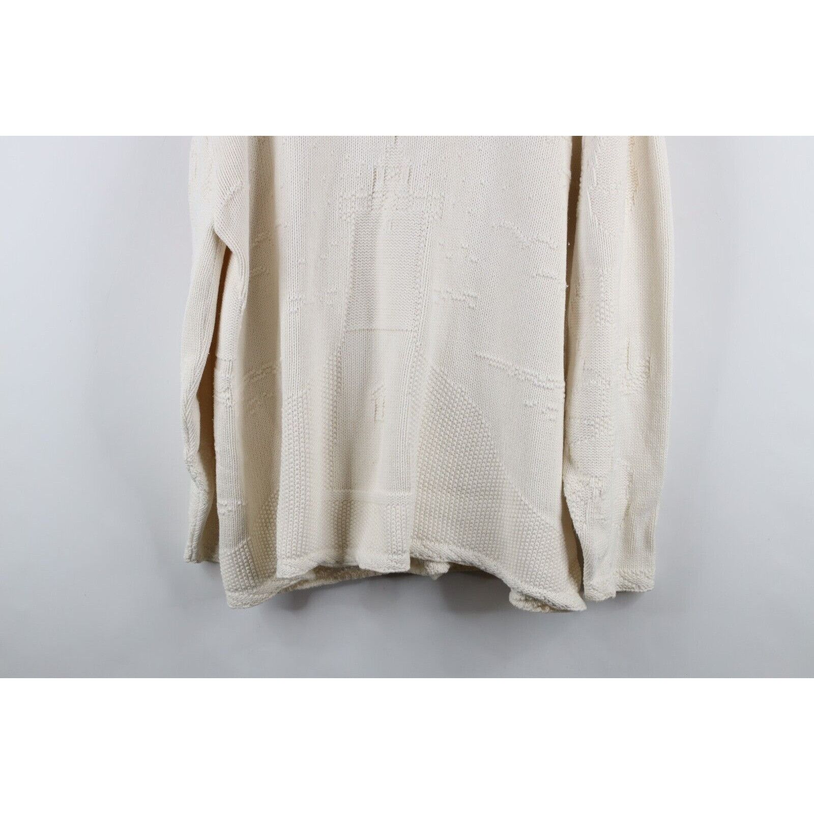 Vintage Vintage 90s Streetwear Sailing Knit Cardigan Sweater Size XL / US 12-14 / IT 48-50 - 16 Thumbnail