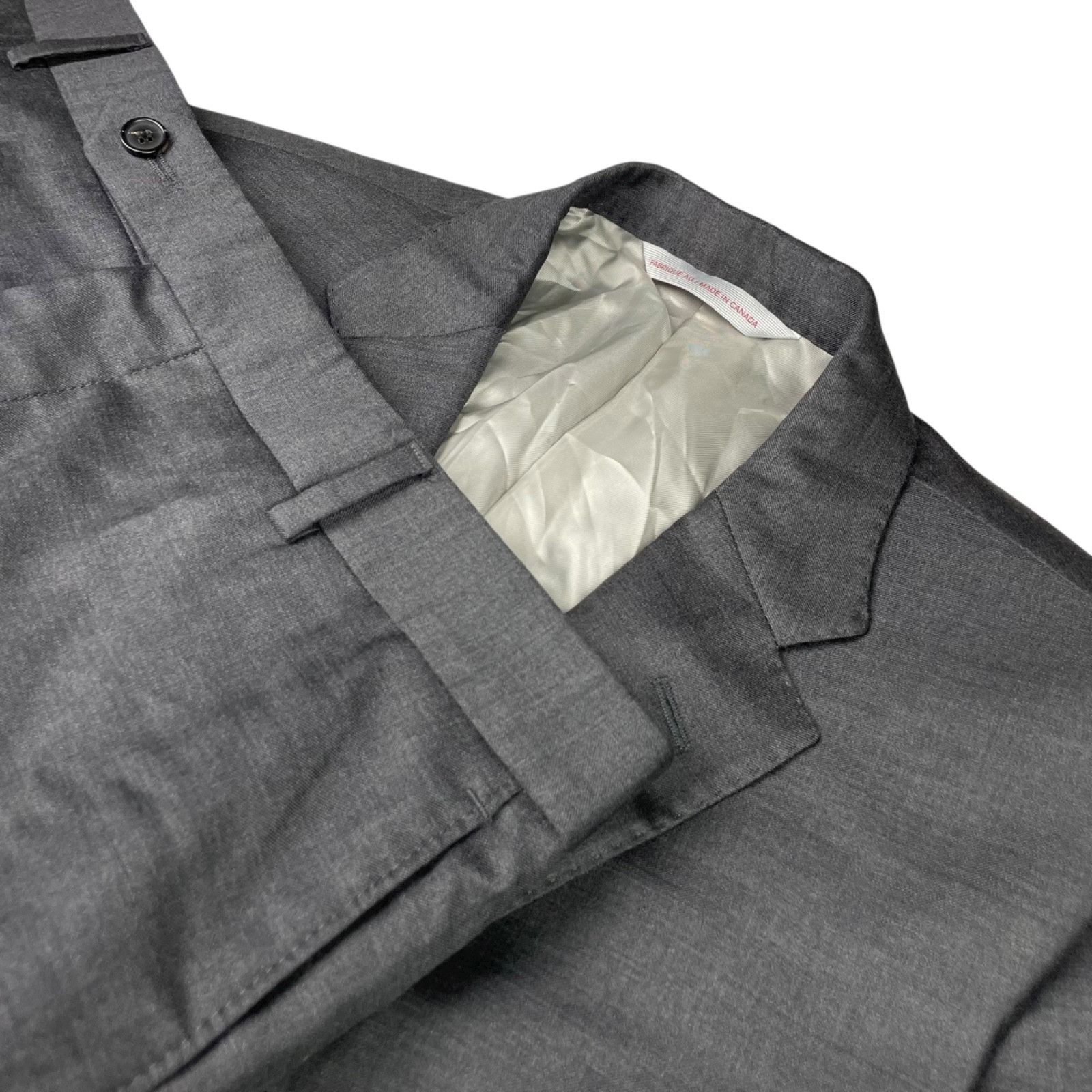 Samuelsohn Samuelsohn Men’s Bennet 100% Wool 2-Button Suit Gray • 42R | Size 42R - 1 Thumbnail