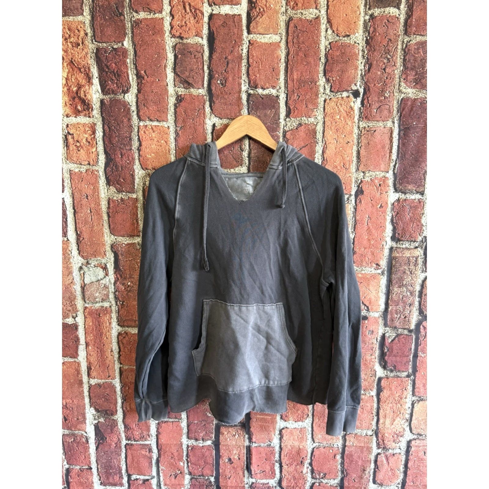 Vintage Aerie Sweatshirt Pullover Hooded Charcoal Gray Womens Size S Regular Size S / US 4 / IT 40 - 2 Thumbnail