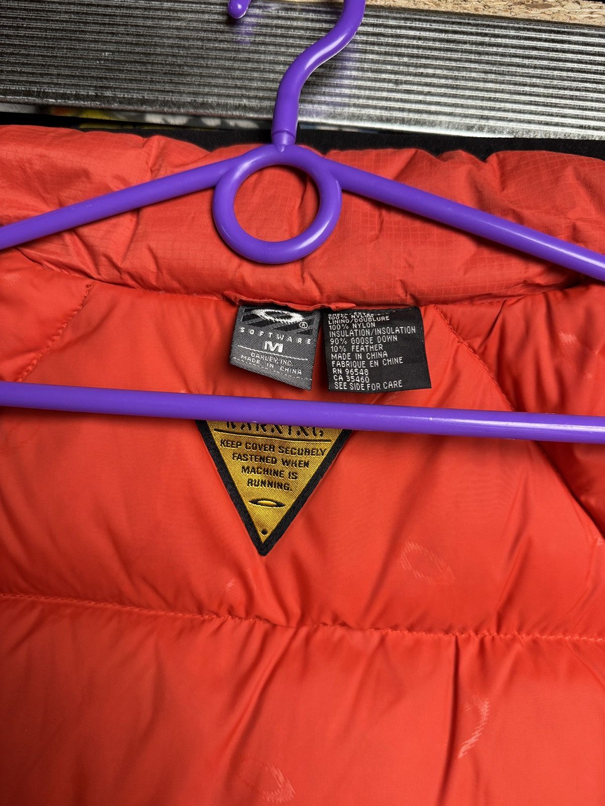 Oakley × Vintage VINTAGE OAKLEY VEST 00s DOWN PUFFER SOFTWARE NYLON GILET Y2K Size US M / EU 48-50 / 2 - 10 Thumbnail