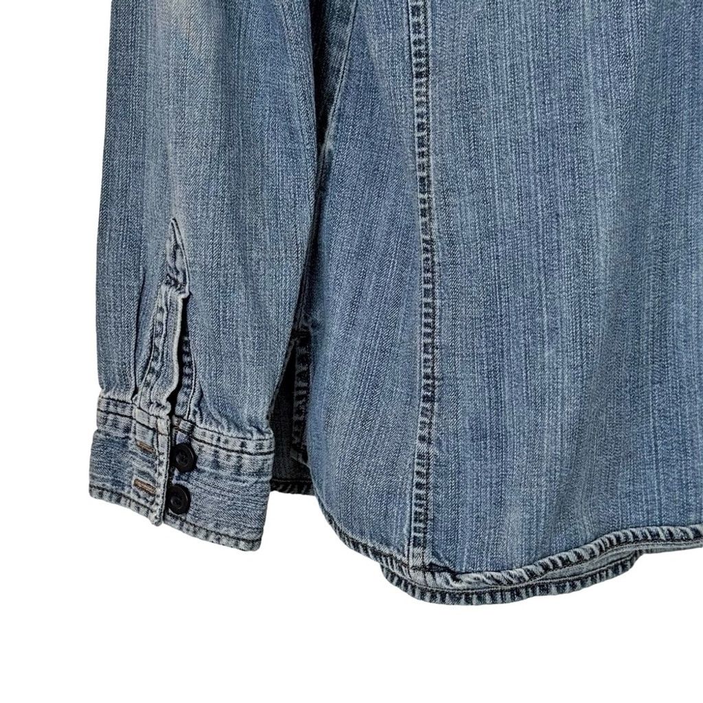 Gap GAP Women's Blue Super Cute/Chic Denim Button Down Shirt S Size S / US 4 / IT 40 - 6 Thumbnail