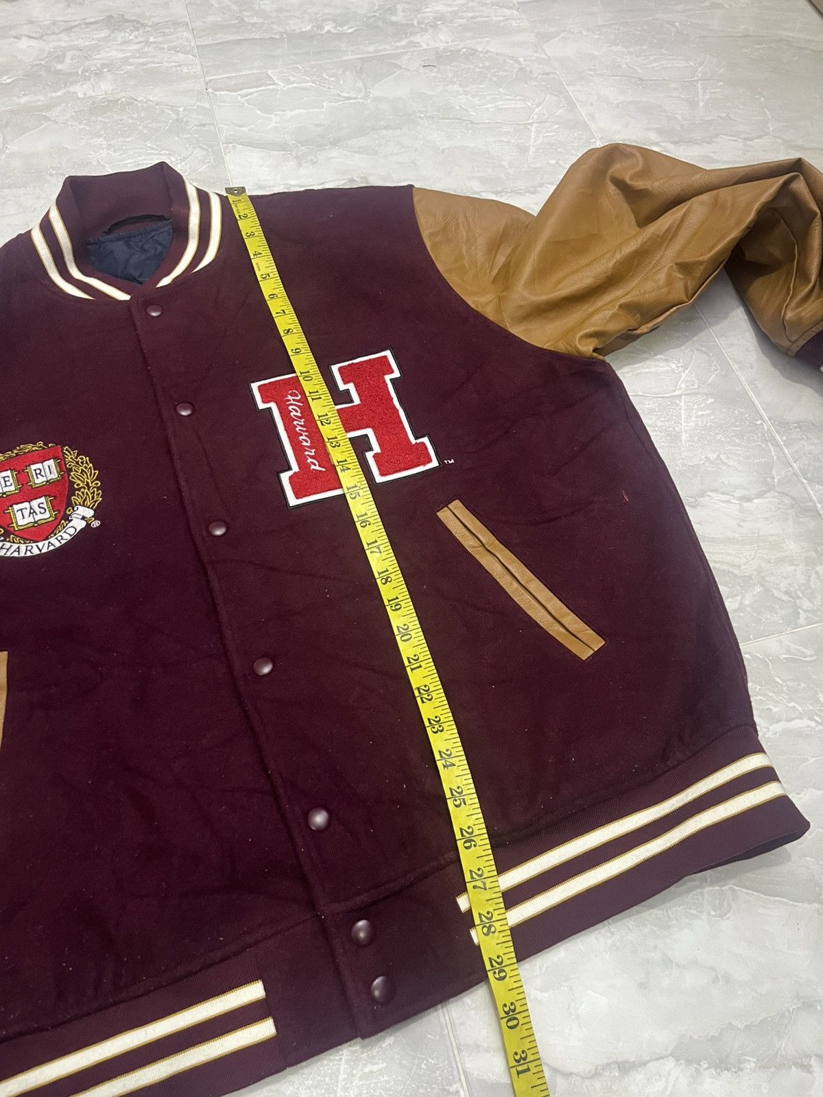 GU GU x Harvard Varsity Jacket Faux Leather Sleeves Size US XL / EU 56 / 4 - 20 Thumbnail
