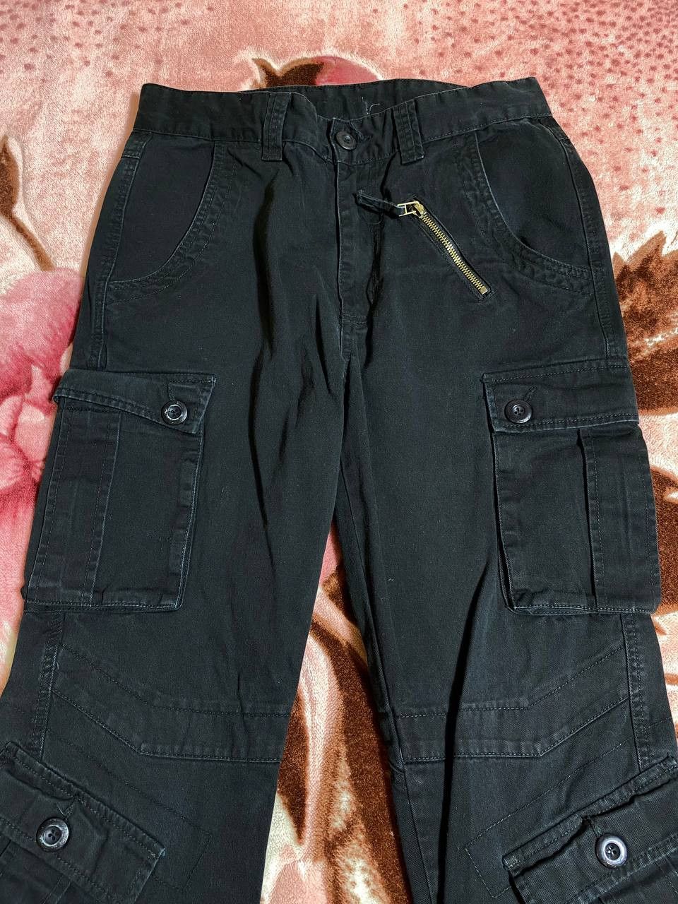 Other Vintage Double Knee Pilot Baggy Bondage Cargo Pants Size US 28 / EU 44 - 19 Thumbnail