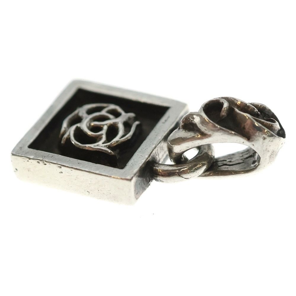 アクセサリー Chrome Hearts framed flrl Chrome Hearts Framed Floral Charm Pendant Silver