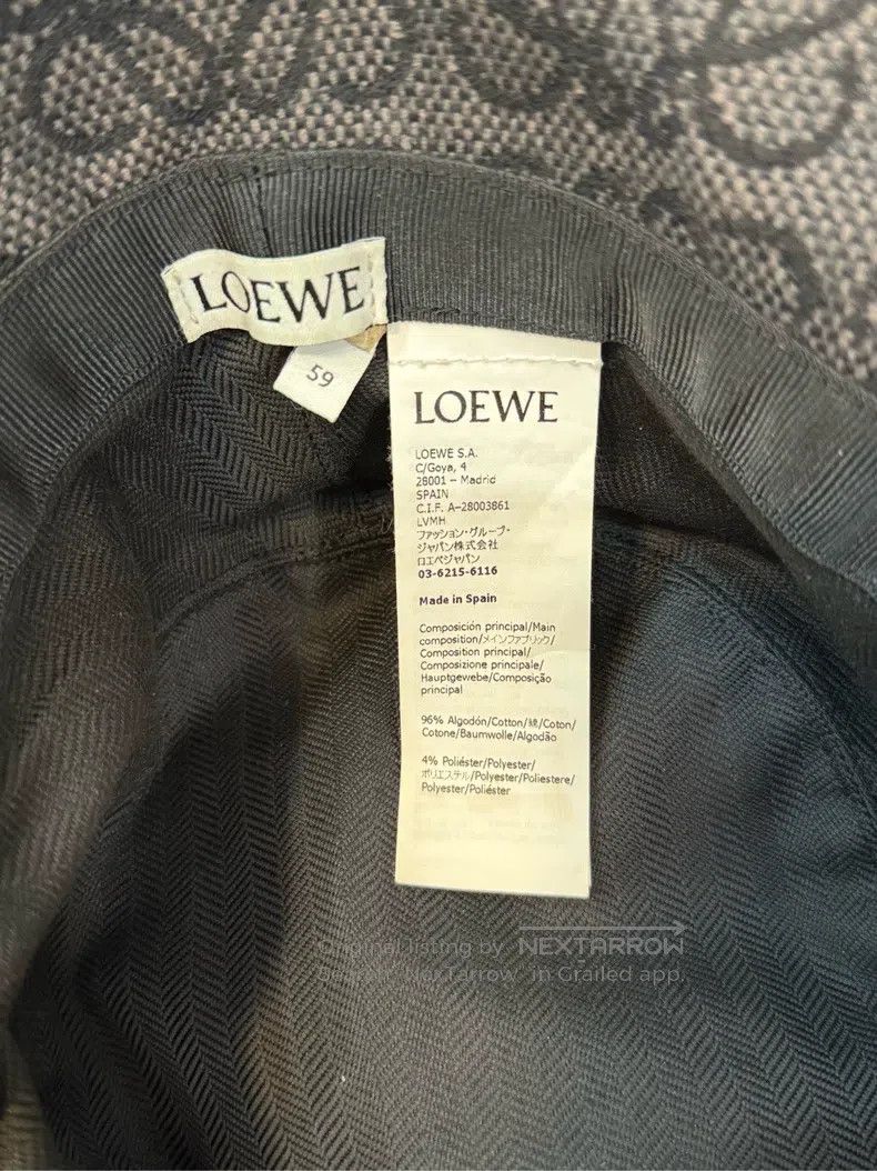 Loewe Loewe size 59 Logo fisherman's hat Size ONE SIZE - 4 Thumbnail