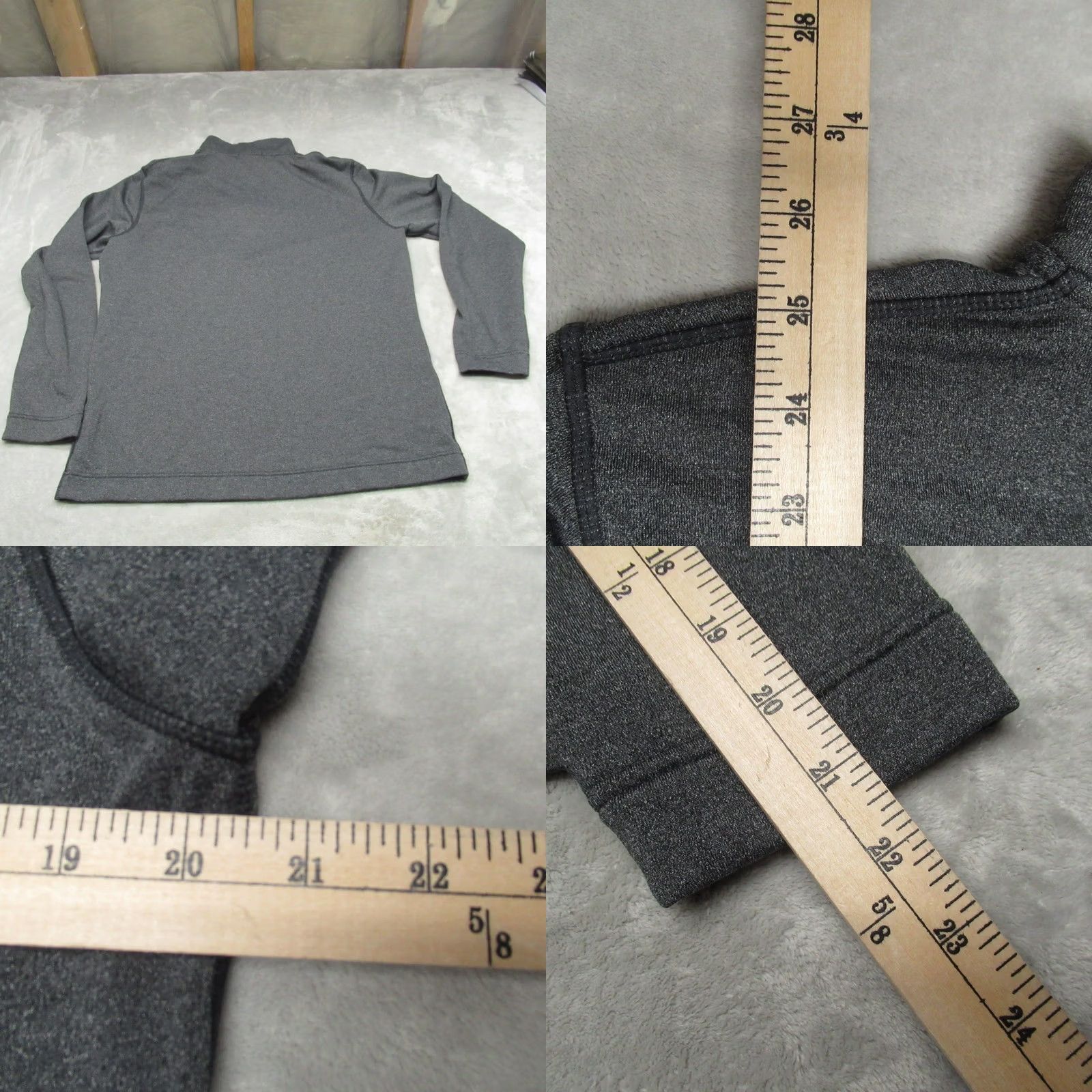 Smartwool Smartwool Sweater Women Medium Gray Merino Fleece 1/2 Zip Wool Blend Casual Size M / US 6-8 / IT 42-44 - 8 Thumbnail