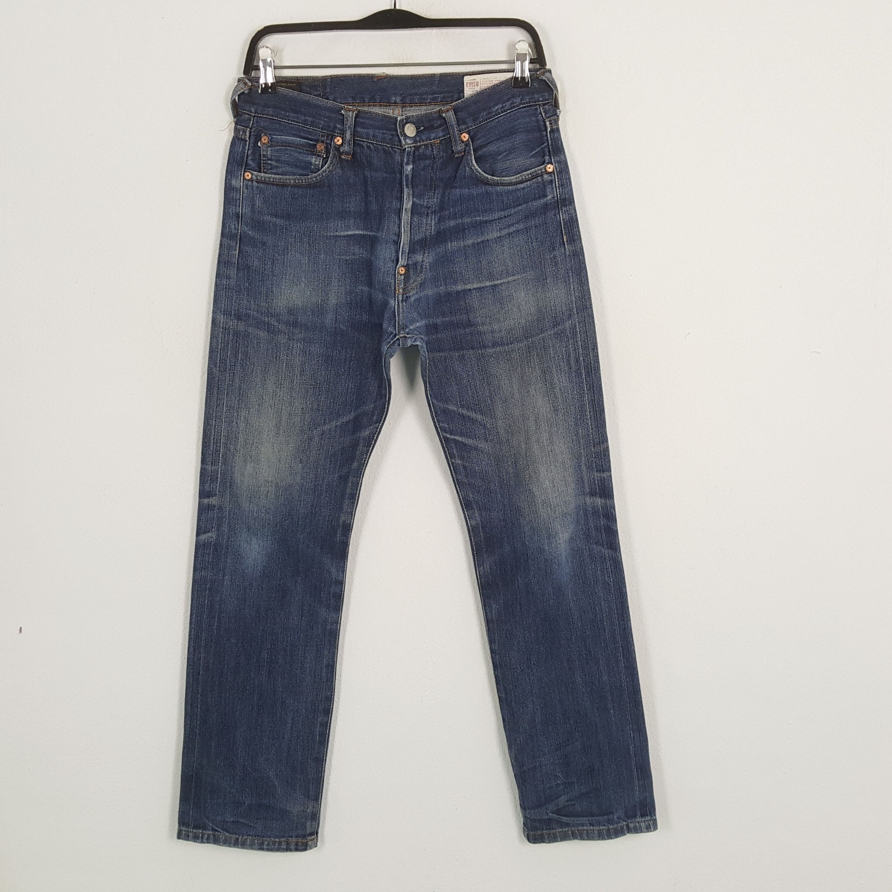Japanese Brand × Vintage EVISU Japanese Brand Streetwear Custom Daicock Jeans Size US 29 - 4 Thumbnail